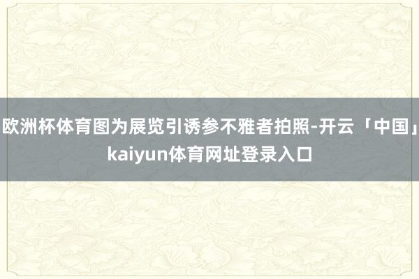 欧洲杯体育图为展览引诱参不雅者拍照-开云「中国」kaiyun体育网址登录入口